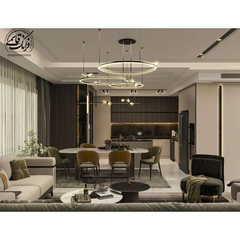 نمونه طراحی دکوراسیون داخلی