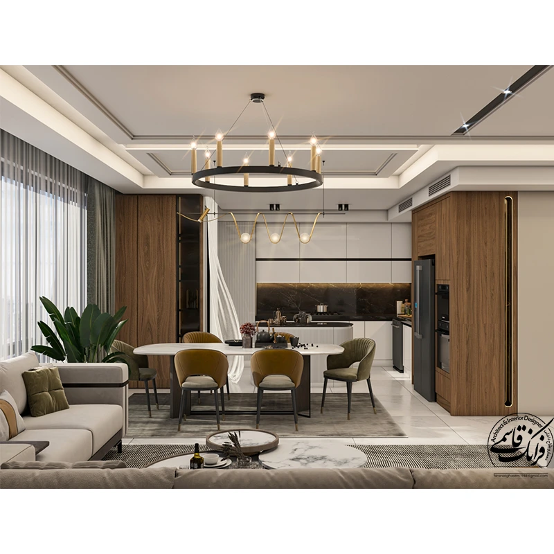 نمونه طراحی دکوراسیون داخلی