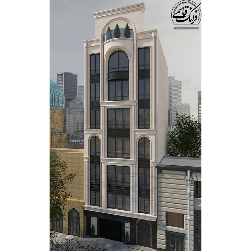 نمونه طراحی نمای ساختمان