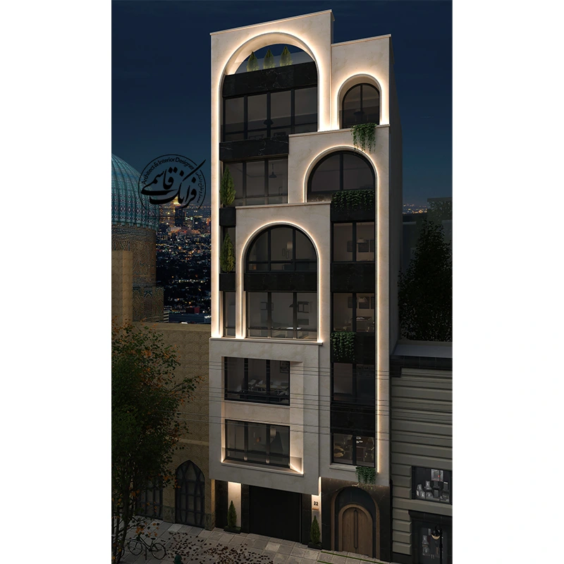 نمونه طراحی نمای ساختمان